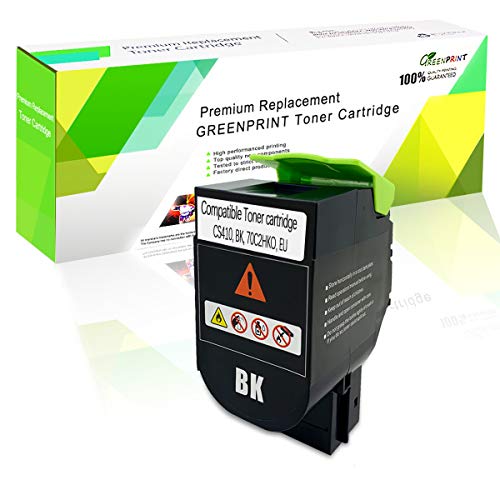 GREENPRINT Cartucho de Tóner Compatible CS310 CS410 CS510 Negro de Alta Capacidad 4000 Páginas para Impresoras Lexmark CS310dn CS310n CS310dn CS410n CS410dn CS410dtn CS510de CS510dte