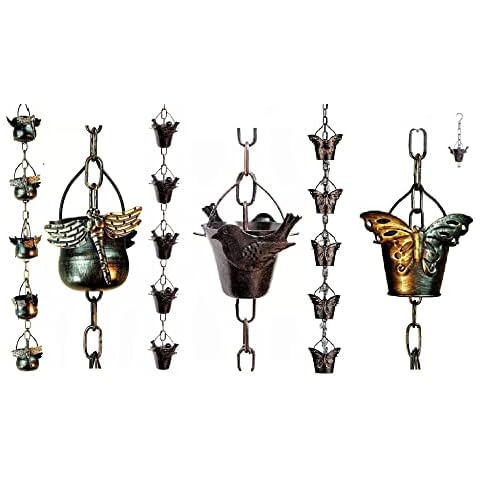 SMART STUFF MARKET 35” Dragonfly Rain Chain Cover