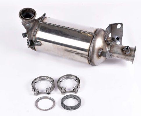EEC DPF132 Euro 4 Abgasanlage Diesel Compatible con VW Transporter T5 Furgoneta 7HA, 7HH, 7EA, 7EH Transporter T5 Bus 7HB, 7HJ, 7EB, 7EJ, 7EF, 7EG, 7HF, 7EC