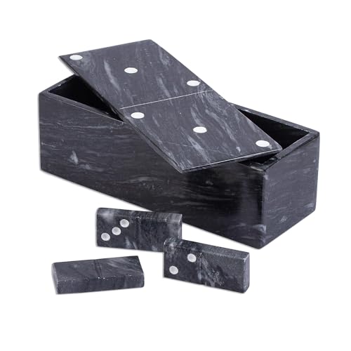 Juego de Domino Artesanal de Mármol con Caja