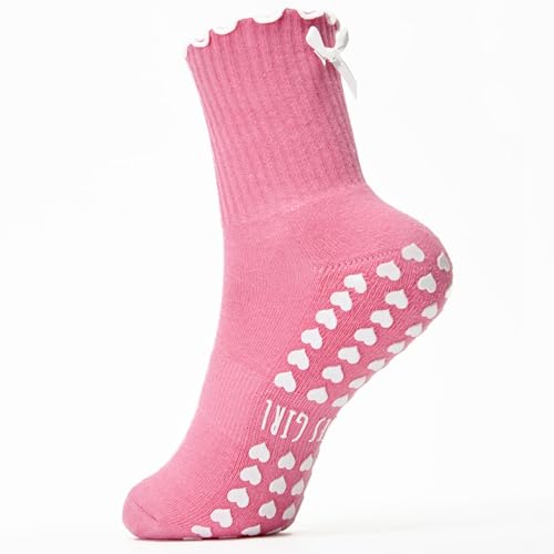 Pilates Grip Socks for Women - Stylish Design with Comfortable Non Slip Sole3