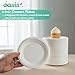 OasisSN 6 Inch, 128-Pack Compostable Paper Plates, Heavy-Duty Biodegradable Disposable Dish Made from Bagasse, Perfeck for Snacks, Desserts, Party, Wedding and More (White) 2