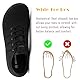 Hitmars Barfußschuhe Herren Damen Barfussschuhe Zehenschuhe Barfuss Schuhe Unisex Fitnessschuhe Traillaufschuhe Trail Running Wanderschuhe Laufschuhe Schwarz 2 Größe 42