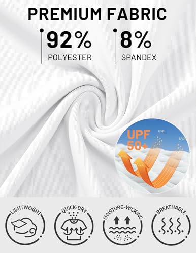 Image of MIER Polo Shirts for Men Short Sleeve Dry Fit Performance Golf Tennis Active Collared Shirts, UPF 50+ Sun Protection