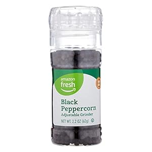 Amazon Fresh, Black Pepper Grinder,...