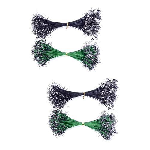 Sosoport 100pcs Hilo de Pesca de Acero Resistente miniatura 1