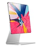 BongBingBoo iPad Pro Stand, Adjustable Tablet Holder Magnetic Cradle Mount Dock for Apple iPad Pro 11''/12.9'' Silver (iPad Pro 12.9'' 3rd/4th/5th Generation)