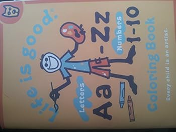 Staple Bound Life Is Good Coloring Book