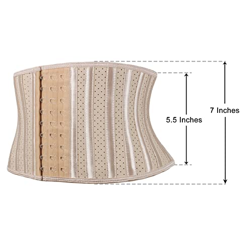 Atbuty Super Short Torso Waist Trainers Belt For Women Hourglass Invisible Breathable Waist Cincher Corset Belly Band Stomach Girdle #TOP2