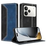 TAUYN Housse Folio en Cuir pour Realme P4 5G, Premium PU/TPU Cuir Portefeuille Etui Housse, avec Deux Emplacements pour Cartes, Mince et légère, Design Simple et élégant. Bleu foncé TAUYN Housse Folio en Cuir pour Realme P4 5G, Premium PU/TPU Cuir Portefeuille Etui Housse, avec Deux Emplacements pour Cartes, Mince et légère, Design Simple et élégant. Bleu foncé