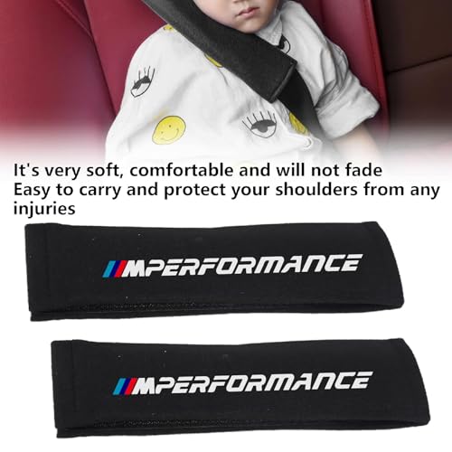 Image of Performance Car Seat Belt Shoulder Pads Car Safety Belt Soft Pad Cover for Comfortable Driving, Universal Fit for All Cars - Pack of 2