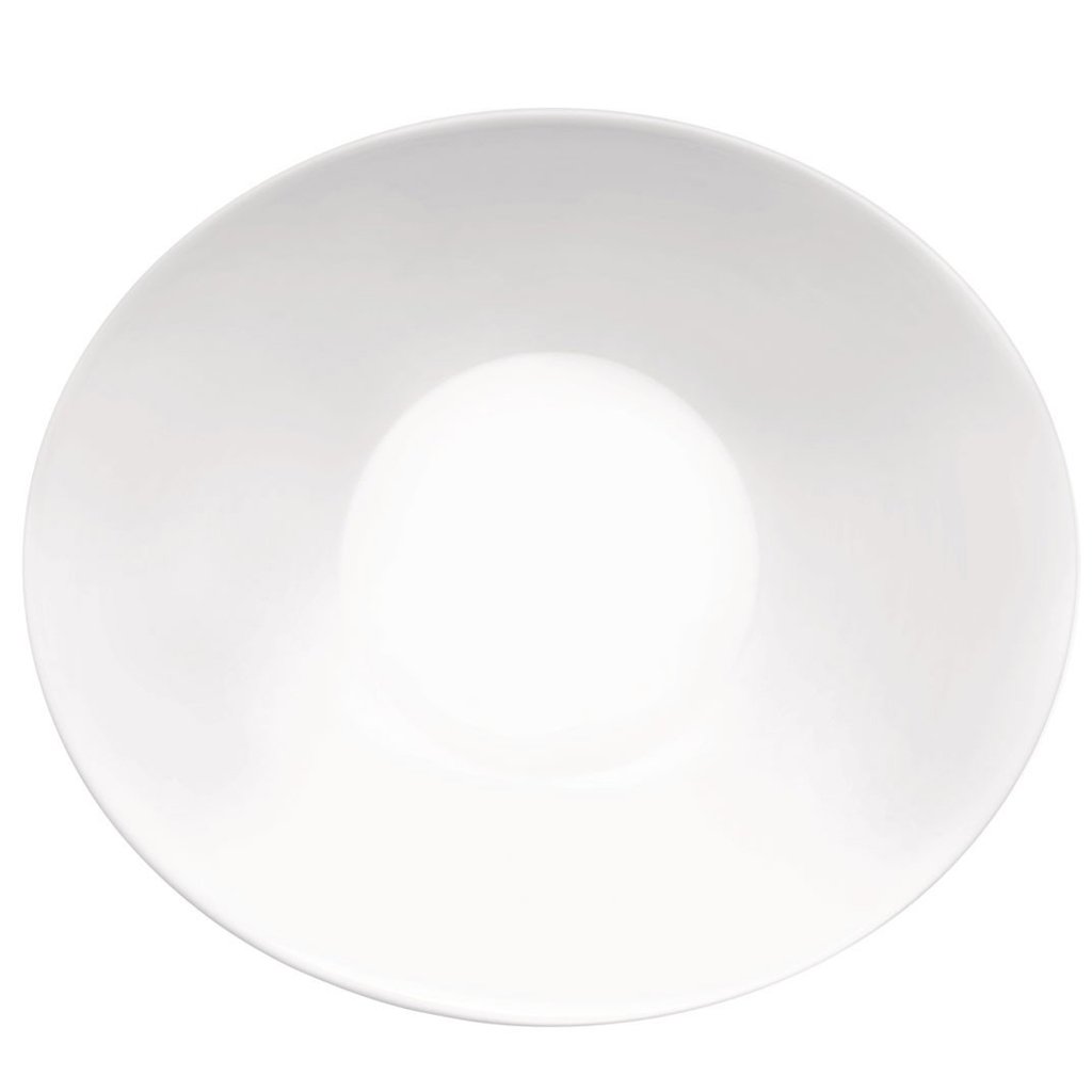 Bormioli Servizio di Piatti Bianco 18 Pezzi Set per 6 Persone Linea Prometeo Vetro temperato