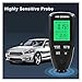 Thickness Gauge. 0-2000um Coating Thickness Gau Digital Car Paint Film Thickness Tester Metal Plating Width Measuring Instrument Tool HW-300PRO .Industrial(Black)