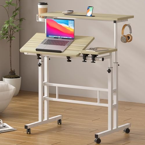 Mesa móvil ajustable para portátil SogesPower 2 plataformas miniatura 3