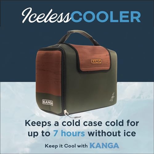 Image of Kanga Insulated Cooler Bag - Soft Cooler Bag - Can Beer and Seltzer Drink Cooler - Insulated and Durability Tested - Kanga Kase Mate