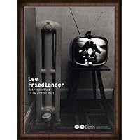 Amazon｜ポスター リー フリードランダー Retrospective 額装品 ウッド