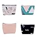 Produktbild BIGBOBA Mini Taschen Segeltuch Geldbörse Damen-Geldbeutel Aufbewahrungstasche für Münzen, Schlüssel, Headset, Lippenstift, Karten, 4 Stück