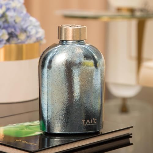 TAIC Titanium Water Bottle,680/1000ml Single Layer Whisky Bottle, Outdoor Handheld Water Bottle Ultra-light and Portable(680ml,Capri Blue) - Image 3