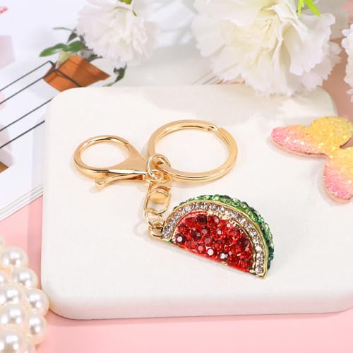 Porte-clés pastèque adorable accessoire pour voiture - 5