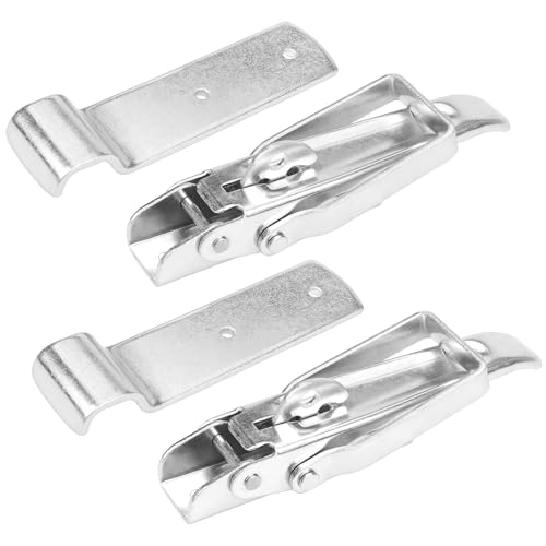 PGonline 2 Stück Exzenterverschluss Spannverschluss Bordwandverschluss Anhänger mit Sicherung Exzenterverschluss für PKW Anhänger Kipper Spannverschluss groß(210mm) Anhänger Verschluss Zubehör