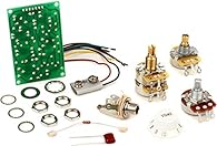 Mid-boost kit upgrades nearly any Stratocaster pickups with active electronics Contains PCB, all controls and wiring diagram