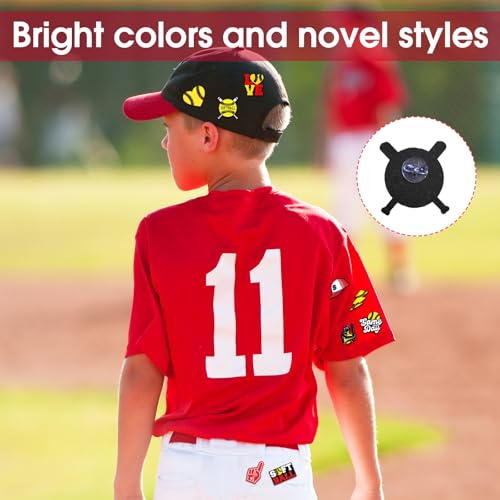 60 Pcs Football Softball Soccer Volleyball Baseball Enamel Pins Bulk Sport Trading Lapel Pin Senior Night Party Favors for Hat Shirt Backpack Sport Player Award Gift, 12 Style4