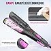 Professioneller Dampf Haarglätter, Bwaliffury Glätteisen & Styler mit Dampffunktion, weniger Frizz& statische Aufladung, LED-Display, 6 Temperaturstufen 100-200°C, Hair Straightener Für Alle Haartypen