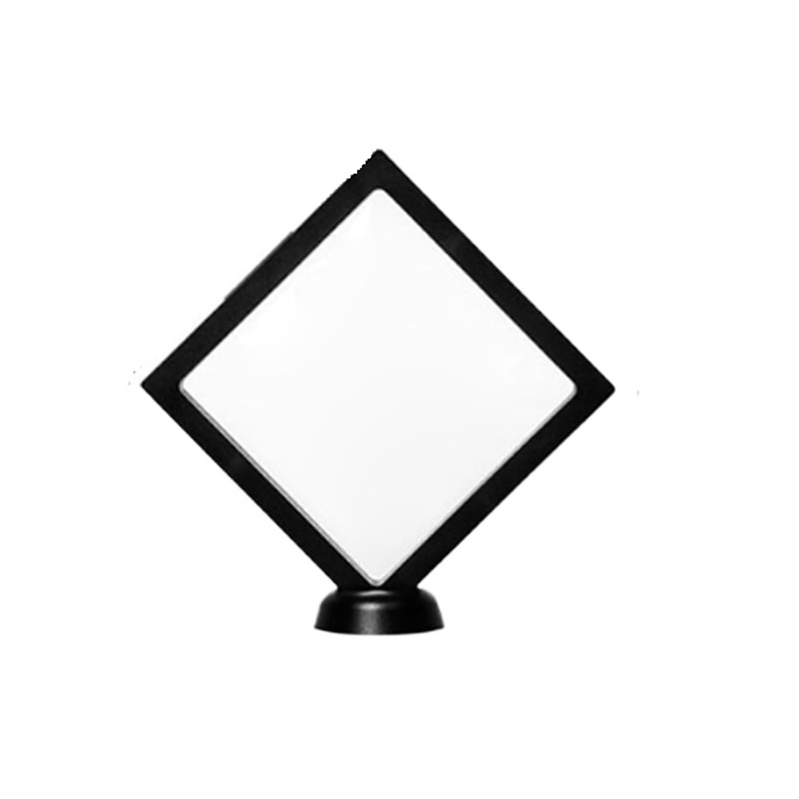 ZGCrumphant Display Floating Frame Coin Display Stand 3D Floating Transparent Phone Case Jewelry Specimen Medal Frame for Coins Jewelry(14cm)