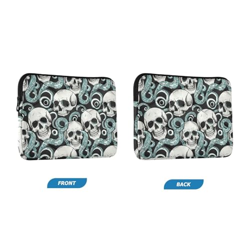 Funda para portátil con diseño calaveras góticas 15-16" miniatura 2