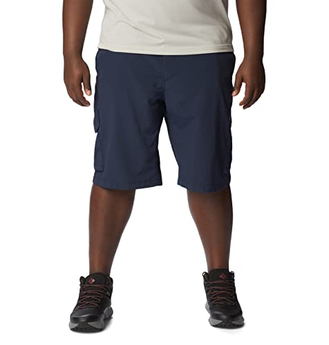 Image of Columbia Men's Regular Fit Shorts (AM4723 Cypress Heather Camo Print 40)