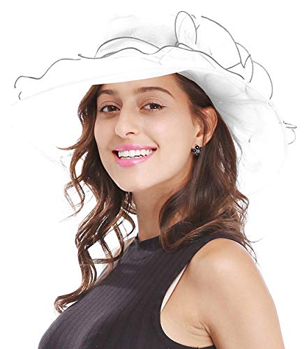 Sombrero mujer verano con protección UV y ala ancha miniatura 4
