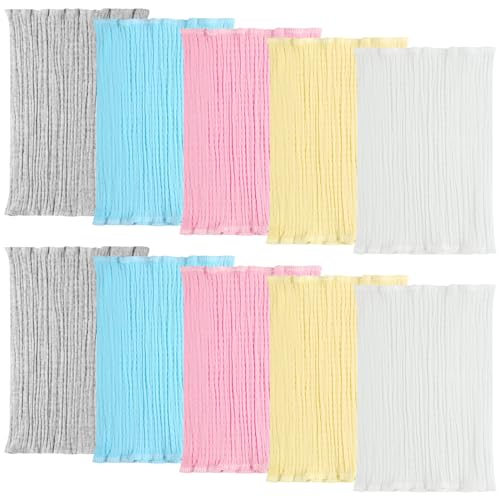 Cutecrop 10 Pcs Baby Belly Band Elastic Gtube Belt Double Layer Belly Button Cover Cotton Gtube...