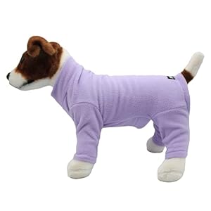 Warm Dog Fleece – Available in Five Sizes & Five Colours (Lilac, Small (Four Legged))