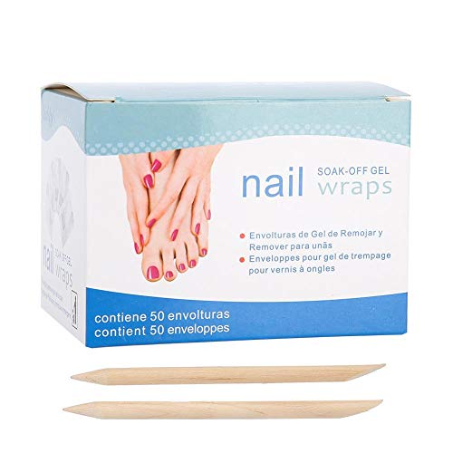 50 Stück Baumwollpapier Für Nagellackentferner, Uv Gel Einweich Wattepads – Bild 8