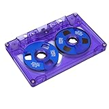 Ejoyous Leere Kassette, ABS-Aluminium, 50 Min. Typ I, Vintage--Musikaufnahme für Klangliebhaber