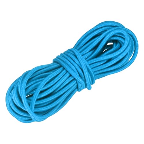 PATIKIL Corde élastique 3/32" x 16 FT bleu ciel lourde