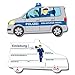 Produktbild Einladungskarten Polizei 6 Stk.