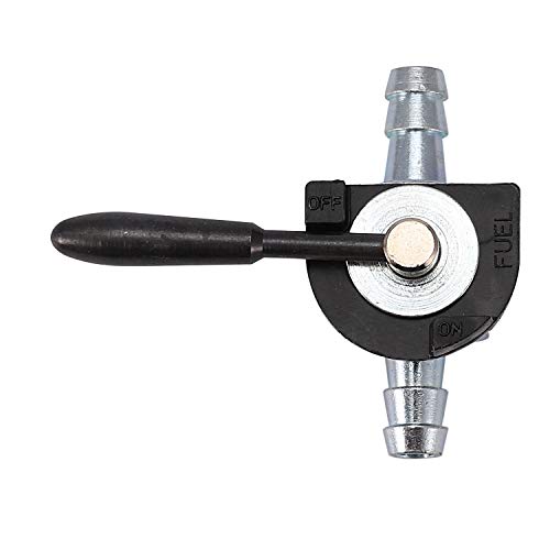 Xigeapg 1Pc Metal 1/4 inch Fuel Shut Off Valve in-Line for Scagg 48568 Oregon 07-403 Fuel Line Lawn Mower Replacement Part