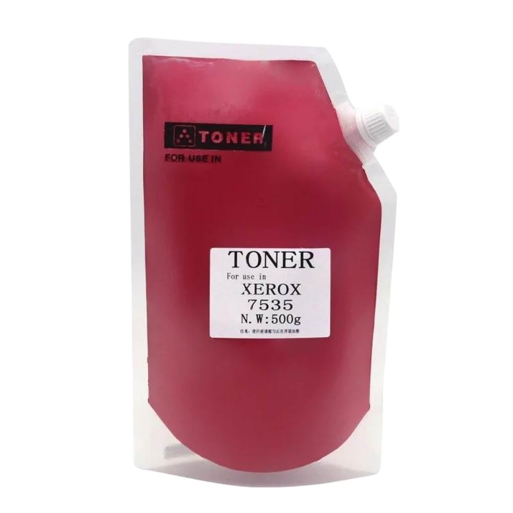 Poudre toner magenta compatible 7525 pour vos dossiers de bureau