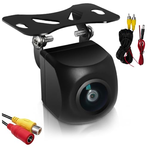 Caméra de recul voiture AHD 1080P étanche IP68 en ABS noir