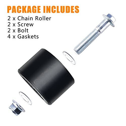 Holato HLT-8MMZJL 8Mm 0.31 Inch Chain Roller Guide Pulley Tensioner Wheel Guide thumb #1