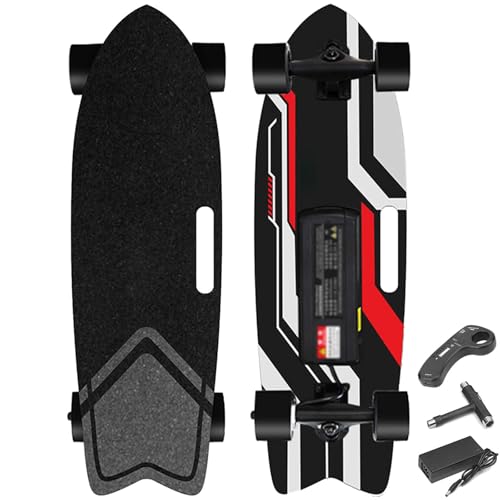 WACLMOTAKE Monopatín eléctrico para Adultos y Adolescentes, Motor 170W / 340W / 450W / 1000W, 4 Modos de Velocidad,Mando a Distancia con Mando inalámbrico, para Principiantes Single Drive 15km