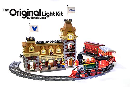 Brick Loot Deluxe LED Lighting Kit for Your Lego Disney Train and Station
