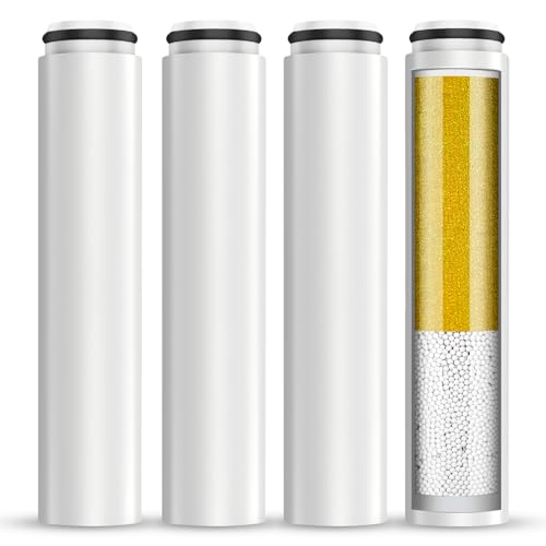 Image of Cobbe 4 Pack Replacement Filters for Handheld Shower Head - UPGRADE FILTERING DURATION - Remove Chlorine - Reduces Dry Itchy Skin
