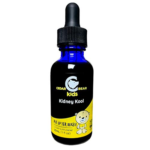 Cedar Bear Kidney Kool for Kids a Liquid Herbal Supplement That Soothes, Tonifies and Supports Proper Fluid Dynamics for The Bladder and Urinary System 1 Fl Oz