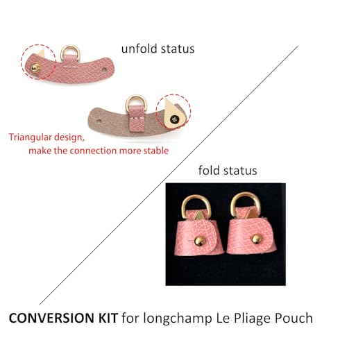 Image of Crossbody Strap Compatible for Longchamp LP Xtra XS Pouch, Conversion Kit,GOLD Hardware