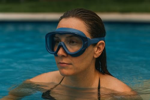 Image of VRT Kids /Men /Women Swimming Goggles Diving Goggles Anti Fog Silicone Waterproof Swimming Goggles (Grey & Blue)