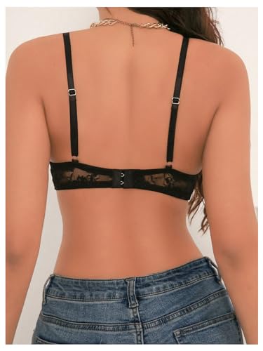 SOLY HUX Women's Sexy Lace Bras Underwire Everyday Bra Comfort Push Up Bralettes2