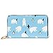 Produktbild JHGFG Mode Handtasche Reißverschluss Brieftasche Bär Nahtloses Muster Polar Vektor Pinguin Telefon Kupplung Geldbörse Abendkupplung Blockieren Leder Brieftasche Multi Card Orgel
