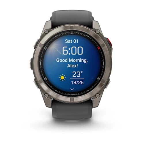 Garmin fēnix 8 Pro 51 mm, LTE Premium Multisport GPS Smartwatch, touch screen AMOLED, tecnologia inReach integrata, funzioni avanzate di salute e allenamento, torcia a LED, durata della batteria fino